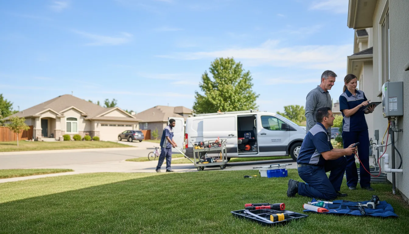Tankless water heater service in Eau Galle, WI